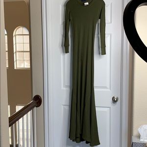 Polo Ralph Lauren Maxi Dress-Olive XS